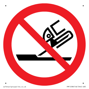 Prohibition: Do not use for face grinding